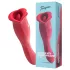 Teazers - vibromasseur double avec stimulateur clitoridien à langue (rouge)