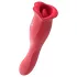 Teazers - vibromasseur double avec stimulateur clitoridien à langue (rouge)