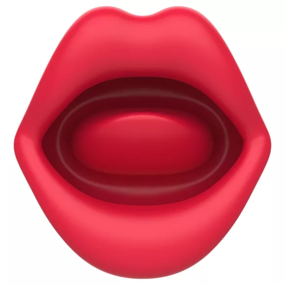 Teazers - vibromasseur double avec stimulateur clitoridien à langue (rouge)