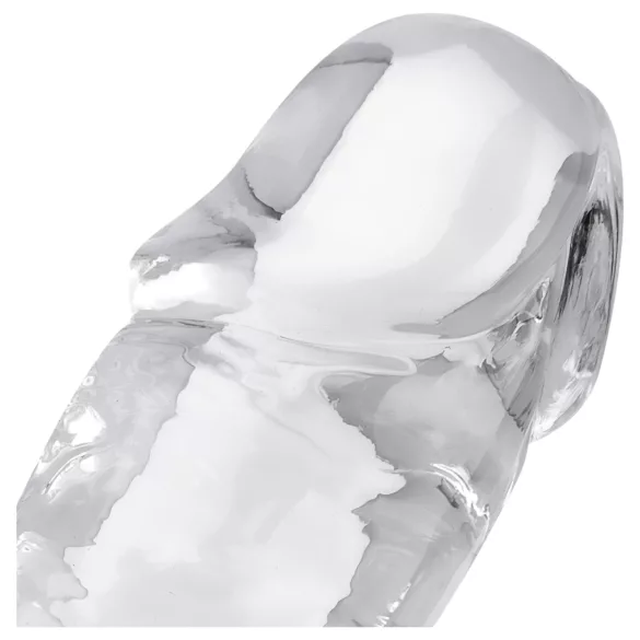 EasyToys - gode ceinture sans harnais - 16 cm - transparent