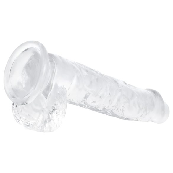 EasyToys - gode ceinture avec testicules - 13,5 cm - transparent