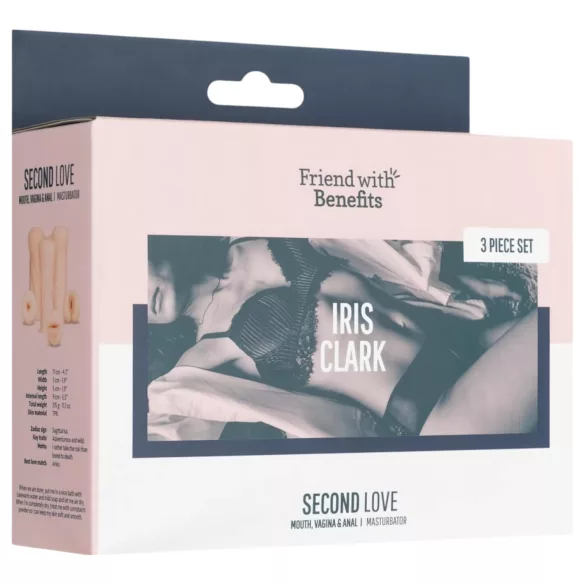 FWB - masturbateur réaliste homme - set Iris Clark - couleur chair