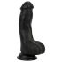 Easytoys - godemichet réaliste avec testicules - 12 cm - noir