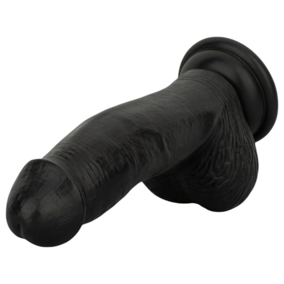 Easytoys - godemichet réaliste avec testicules - 12 cm - noir