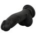 Easytoys - godemichet réaliste avec testicules - 12 cm - noir