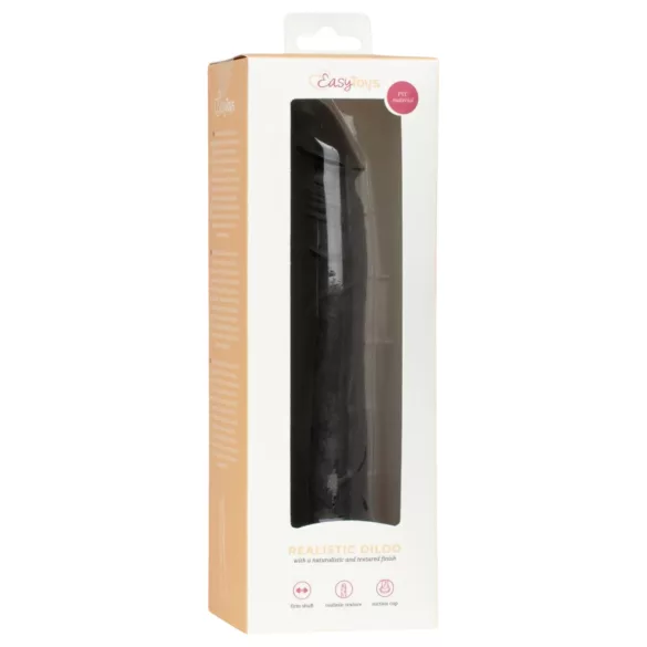 EasyToys - godemichet réaliste - 17,5 cm (noir)