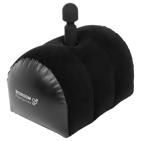 Bedroom Fantasies - coussin sexuel gonflable avec support vibromasseur - noir
