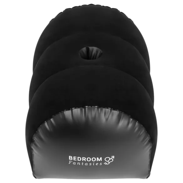 Bedroom Fantasies - coussin sexuel gonflable avec support vibromasseur - noir