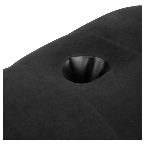 Bedroom Fantasies - coussin sexuel gonflable avec support vibromasseur - noir