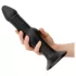 BUTTR - plug anal - forme bombée - silicone noir