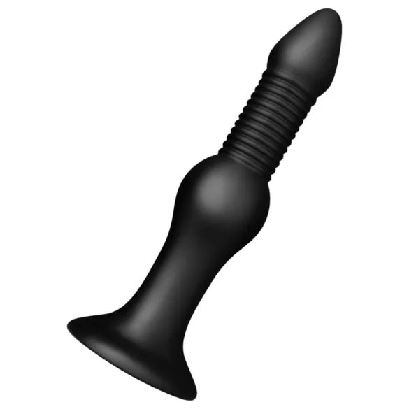 BUTTR - plug anal - forme bombée - silicone noir