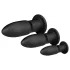 BUTTR - kit de training anal - boules progressives - silicone noir