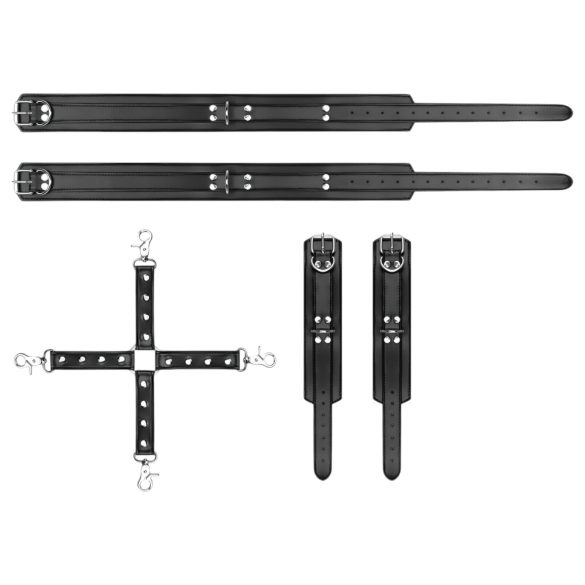 Bedroom Fantasies - menottes poignets et cuisses - noir