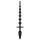EasyToys - plug anal 2 en 1 - silicone noir
