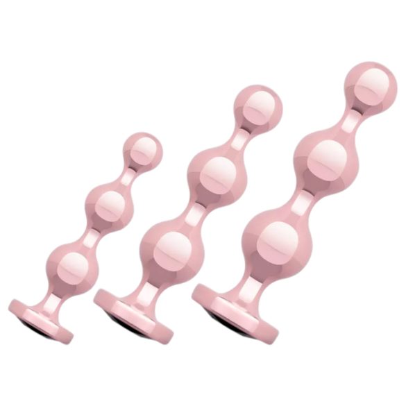 Rosy Gold - set de plugs anaux - couleur rose gold