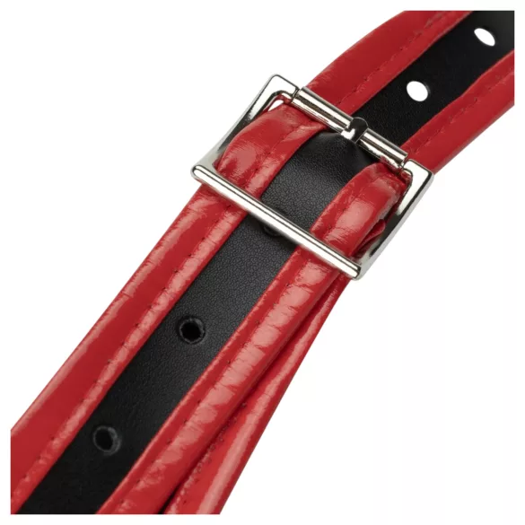 Easytoys - harnais avec triple godemichet - noir
