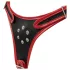 Easytoys - harnais avec triple godemichet - noir