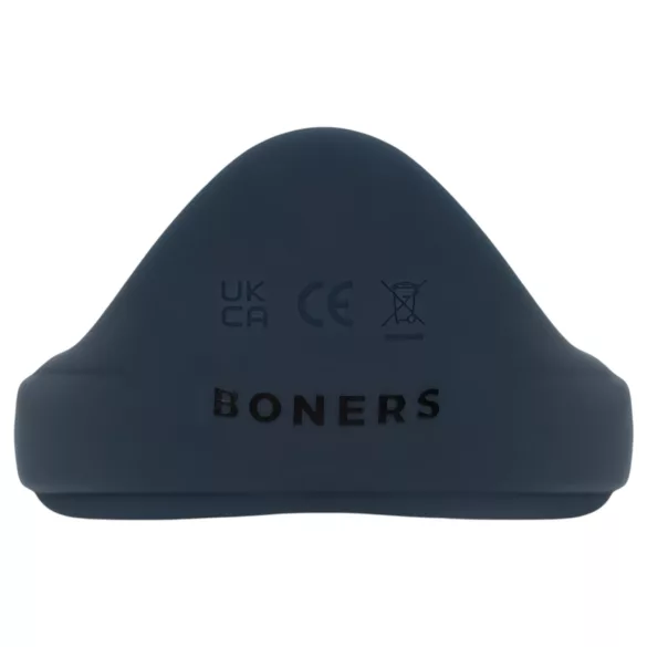 Boners - anneau pénien vibrant - silicone bleu