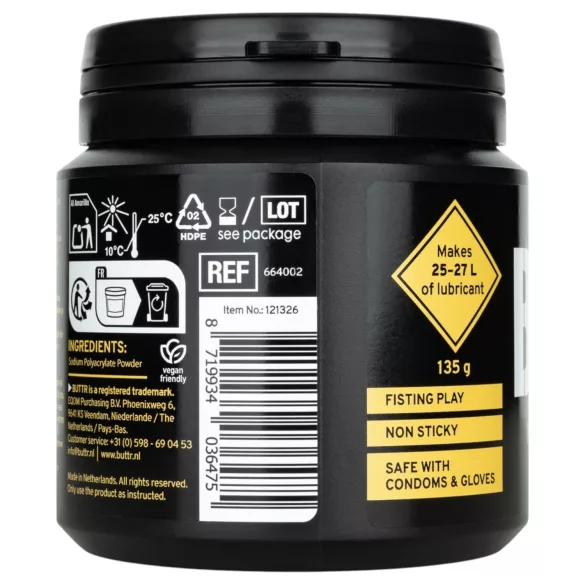 BUTTR - lubrifiant instantané en poudre (135 g)