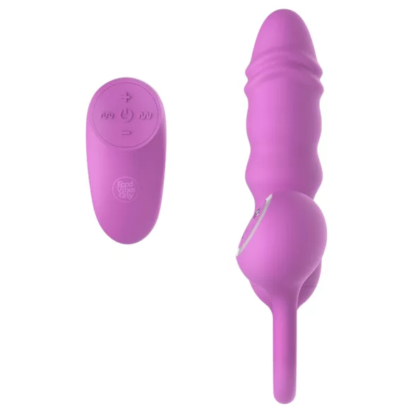 Good Vibes Only - œuf vibrant à pousser avec télécommande (rose)