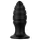 BUTTR Aftershock - plug anal géant (noir) - 23 cm