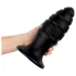 BUTTR Aftershock - plug anal géant (noir) - 23 cm