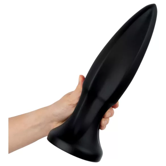 BUTTR Huge Explosive II - plug anal géant (noir) - 29 cm