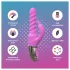 Good Vibes Only - vibromasseur rotatif et à va-et-vient avec bras clitoridien (rose)