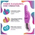 Good Vibes Only - vibromasseur rotatif et à va-et-vient avec bras clitoridien (rose)