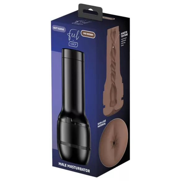 Kiiroo Feel - masturbateur fessier réaliste - silicone brun