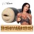 Kiiroo Victoria June – Bouche artificielle – Compatible PowerBlow (naturel)