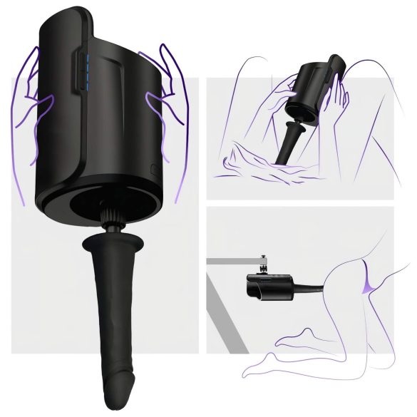 Kiiroo Keon - adaptateur godemichet - compatible Keon - noir
