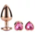 Gleaming Love - plug anal cœur - set de 3 - rosegold