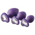 Flirts - kit pour initiation anale - set de plugs anaux 3 pièces - violet