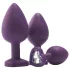 Flirts - kit pour initiation anale - set de plugs anaux 3 pièces - violet