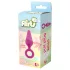Flirts - plug anal petit - silicone rose