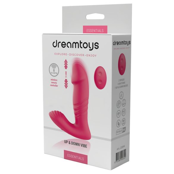 Dreamtoys - vibromasseur portable télécommandé à impulsions - rose
