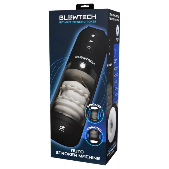 Dreamtoys Blowtech - Masturbateur vibrant noir à mouvement haut/bas