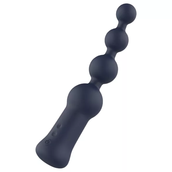 Startroopers Hubble - vibromasseur anal perlé rechargeable - silicone bleu