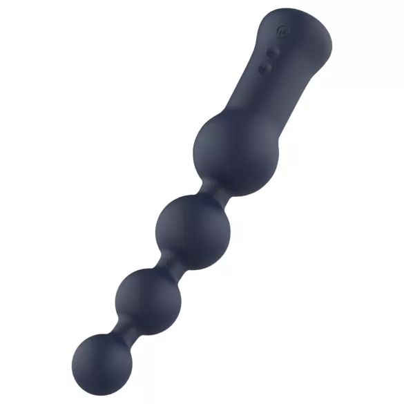 Startroopers Hubble - vibromasseur anal perlé rechargeable - silicone bleu