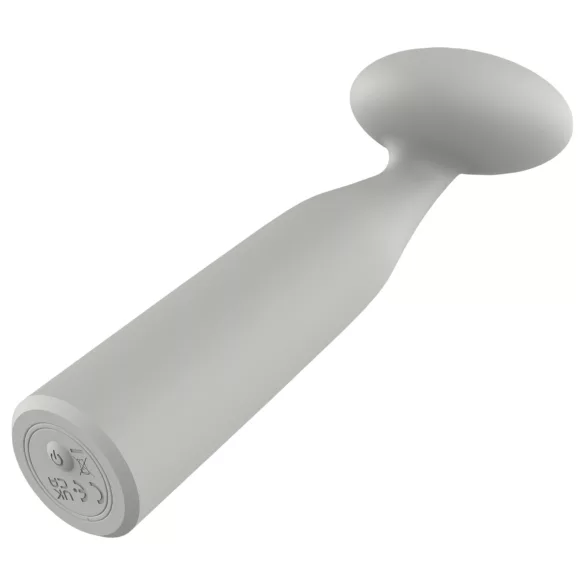 Nude Luna - mini wand vibromasseur rechargeable - gris