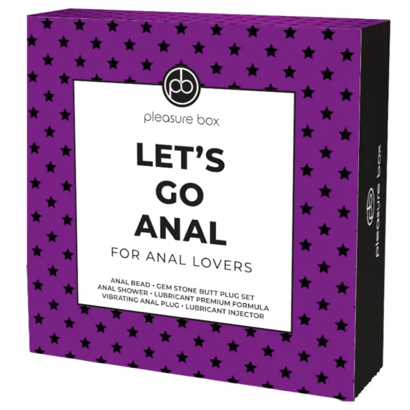 Pleasure Box Let's Go Anal - coffret anal complet - 7 pièces