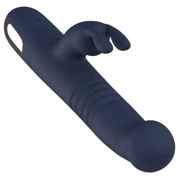 Dreamtoys Goddess Collection - vibromasseur à va-et-vient (bleu foncé)