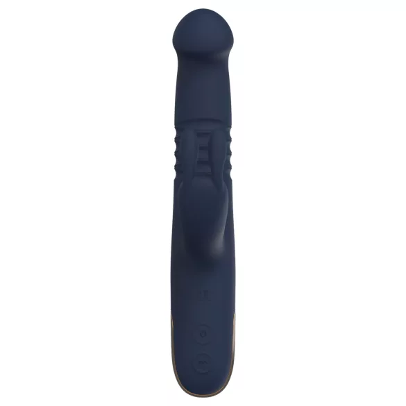 Dreamtoys Goddess Collection - vibromasseur à va-et-vient (bleu foncé)
