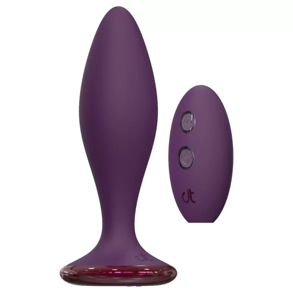 Glam - vibromasseur anal avec télécommande (violet)