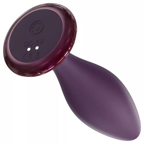Glam - vibromasseur anal avec télécommande (violet)