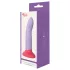 Dreamtoys Love Signal - godemichet en silicone bicolore grande taille (violet)
