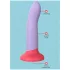 Dreamtoys Love Signal - godemichet en silicone bicolore grande taille (violet)