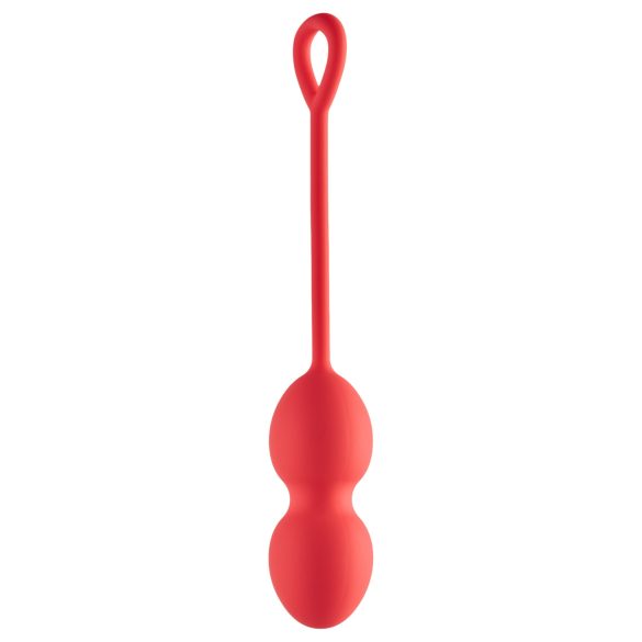 Dreamtoys - Boules de geisha duo - silicone rouge