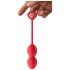 Dreamtoys - Boules de geisha duo - silicone rouge